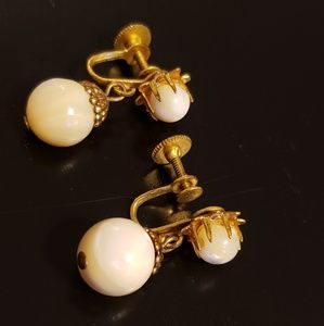 💕Vintage Screw Back Drop Earings